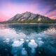 Ice Bubble Sunset