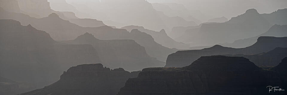 grand canyon monochrome