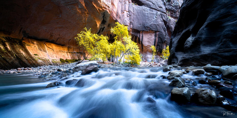 narrows at zion national park